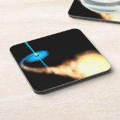 マイクロクエーサーが我々の銀河系で発見 コースター (左側)