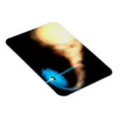 マイクロクエーサーが我々の銀河系で発見 マグネット (右側)