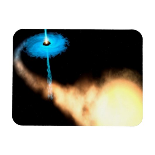 マイクロクエーサーが我々の銀河系で発見 マグネット (横)