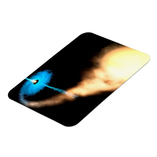 マイクロクエーサーが我々の銀河系で発見 マグネット (左側)