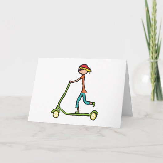 マイクロスクーター カード (正面)