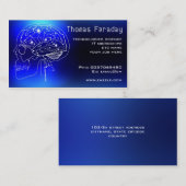 マイクロチップは頭脳の技術の名刺を巡回します 名刺 (正面/裏面)