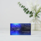 マイクロチップは頭脳の技術の名刺を巡回します 名刺 (スタンド正面)