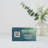 マイクロチップ回路基板 | QRコード名刺 名刺 (スタンド正面)