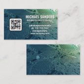 マイクロチップ回路基板 | QRコード名刺 名刺 (正面/裏面)