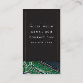 マイクロチップ技術 | 新規採用 名刺 (裏面)