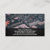 マイクロチップ | バイナリコード 名刺 (裏面)