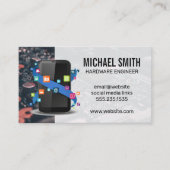 マイクロチップ | マザーボードテクノロジー | 電頭が切れる話 名刺 (正面)