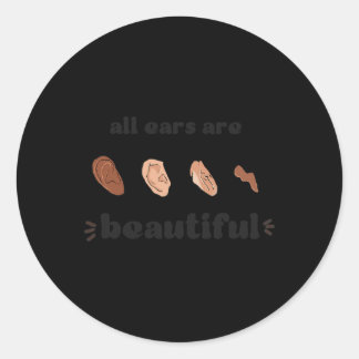 マイクロティア認識度デー11月9日ろうあコミュニティT ラウンドシール