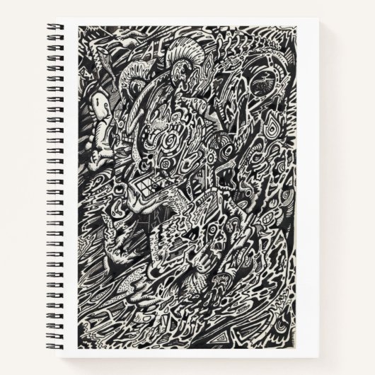 マイクロドット・マンに入る ノートブック (正面)