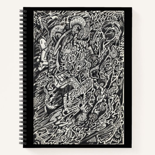 マイクロドット・マンに入る ノートブック (正面)