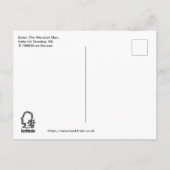 マイクロドット・マンに入る ポストカード (裏面)