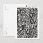 マイクロドット・マンに入る ポストカード (正面/裏面)