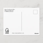 マイクロドット・マンに入る ポストカード (裏面)