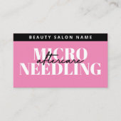 マイクロニモダンードリングアフターケア指示カード 名刺 (正面)