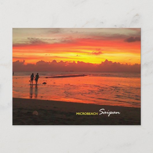 マイクロビーチ、サイパン ポストカード (正面)