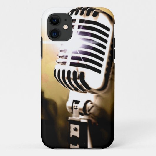 マイクロフォンの箱カバー Case-Mate iPhoneケース (裏面)