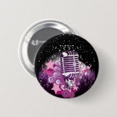 マイクロフォンの魅惑 缶バッジ (正面&裏面)