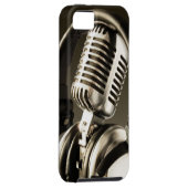 マイクロフォン及びヘッドホーンの箱カバー Case-Mate iPhoneケース (裏面/右)