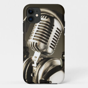 マイクロフォン及びヘッドホーンの箱カバー iPhone 11 ケース