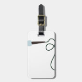 マイクロフォン ラゲッジタグ (正面縦)