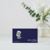 マイクロフォン 名刺 (スタンド正面)