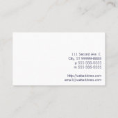 マイクロフォン 名刺 (裏面)