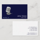 マイクロフォン 名刺 (正面/裏面)