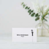 マイクロフォン 名刺 (スタンド正面)