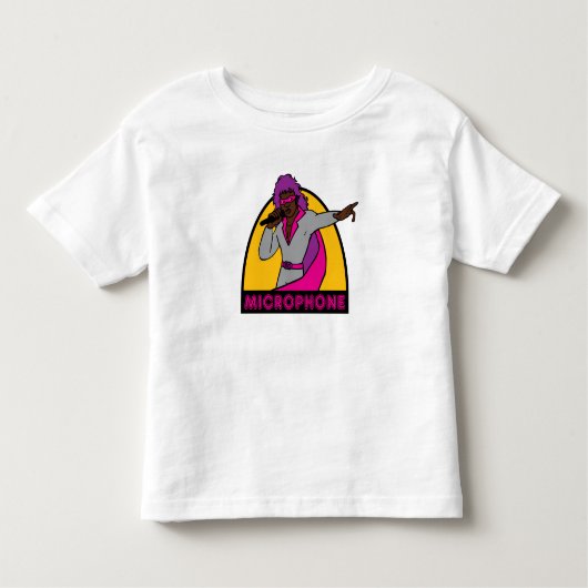 マイクロフォン-幼児 トドラーTシャツ (正面)