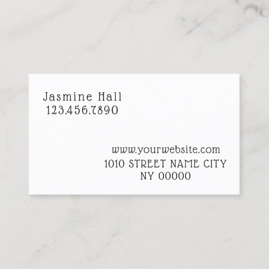 マイクロブモダンレード,眉毛,永久的なメイク 名刺 (裏面)