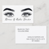 マイクロブモダンレード,眉毛,永久的なメイク 名刺 (正面/裏面)