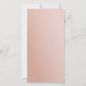 マイクロブラディングアフターケア牡丹ピンクミニマルグラデーション サンキューカード (裏面)