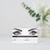 マイクロブラディングブロース&ラッシュサロンアポイントメントカード 予約カード (スタンド正面)