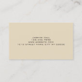 マイクロブレイディング、眉、タトゥー、パーマネントメイク 名刺 (裏面)