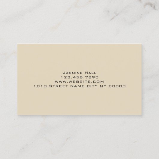 マイクロブレイディング、眉、タトゥー、パーマネントメイク 名刺 (裏面)