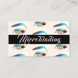 マイクロブレイディング、眉、タトゥー、パーマネントメイク 名刺