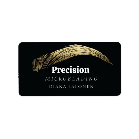 マイクロブレイディングPMUアーティストサロン ラベル (正面)
