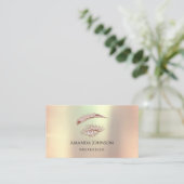 マイクロブレードの眉メイクアップアイバラ銅 名刺 (スタンド正面)