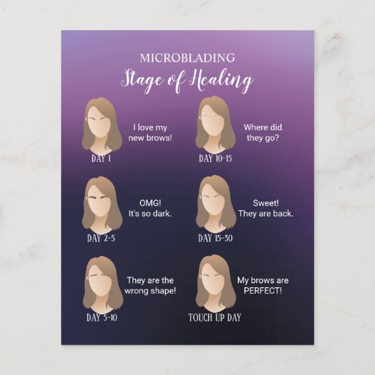 マイクロブレードアフターケアエレガント命令の紫 チラシ (裏面)