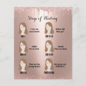 マイクロブレードアフターケア指示バラ金ゴールドドライバ チラシ (裏面)