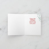 マイクロブレード/ブロウアーティストホリデーカード シーズンカード (内部)