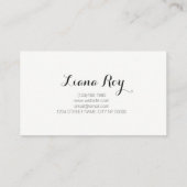 マイクロブレード、眉毛、刺青、常設化粧 名刺 (裏面)