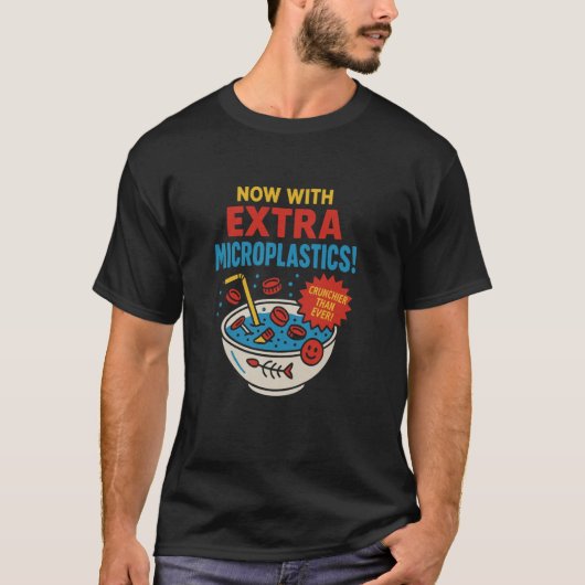 マイクロプラスチック増量パロディ Tシャツ (正面)