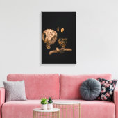 マイクロマンティック小型マイクロ彫刻キャンバス キャンバスプリント (インサイチュ (リビング))