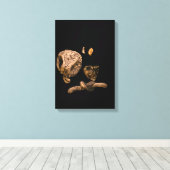 マイクロマンティック小型マイクロ彫刻キャンバス キャンバスプリント (インサイチュ (ウッドフロア))