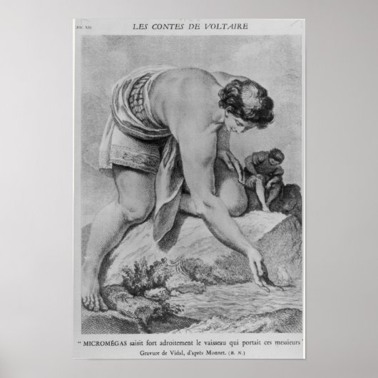 マイクロメガスが巧みに船を取り上げる ポスター (正面)