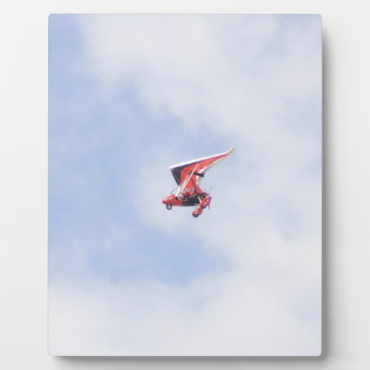マイクロライト飛行機 フォトプラーク (正面)