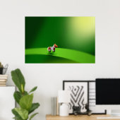 マイクロ動物 – 馬 ポスター (ホームオフィス)