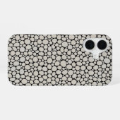 マイクロ有機細胞パターン iPhone 16ケース (裏面横)